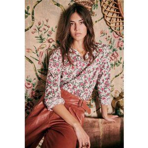 Sezane Pierro Shirt Liberty Rose Print